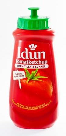 Ketchup uten sukker 9x510 gr Idun