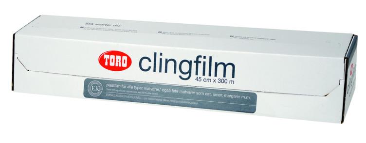 Clingfilm Cutbox 45cmx300x6 stk Toro