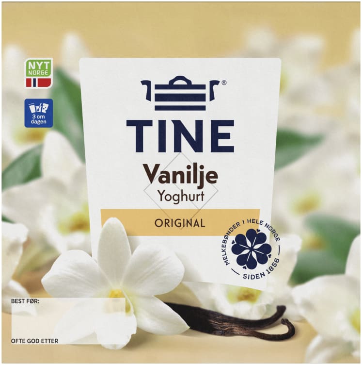 Tine yoghurt vanilje 6x4x150g(x)