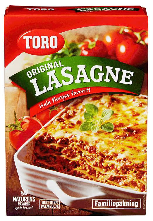 Lasagne familiepakke 5x310gr Toro