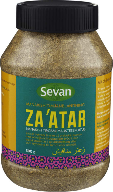 Zaatar Manakish Krydder 6x 500g Sevan(x)