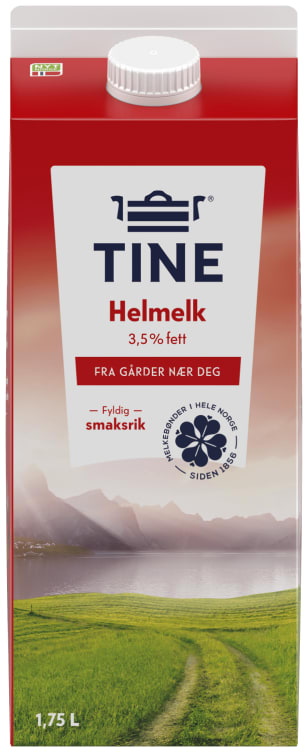 TINE Helmelk 3,5 % fett 1,75 liter(x)
