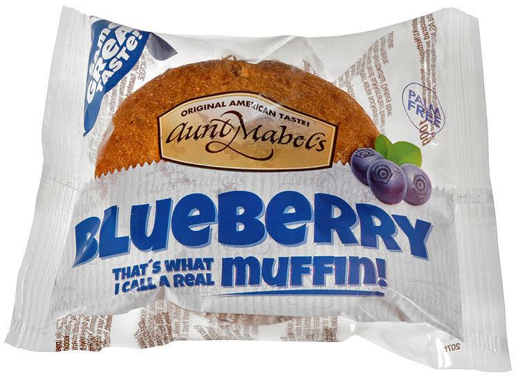 Muffins Blueberry Aunt Mable 16x100g Single pk