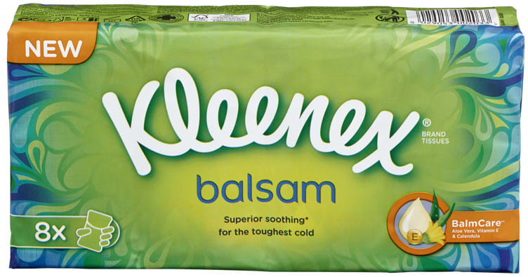 Kleenex Balsam Lommetørkle 10x72stk(x)