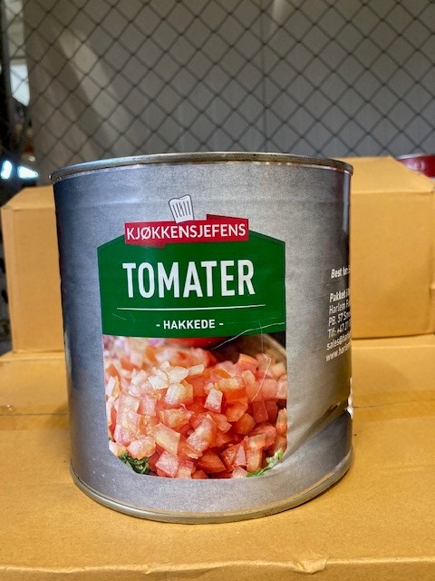 Tomater hakket 6x3 kg Harlem