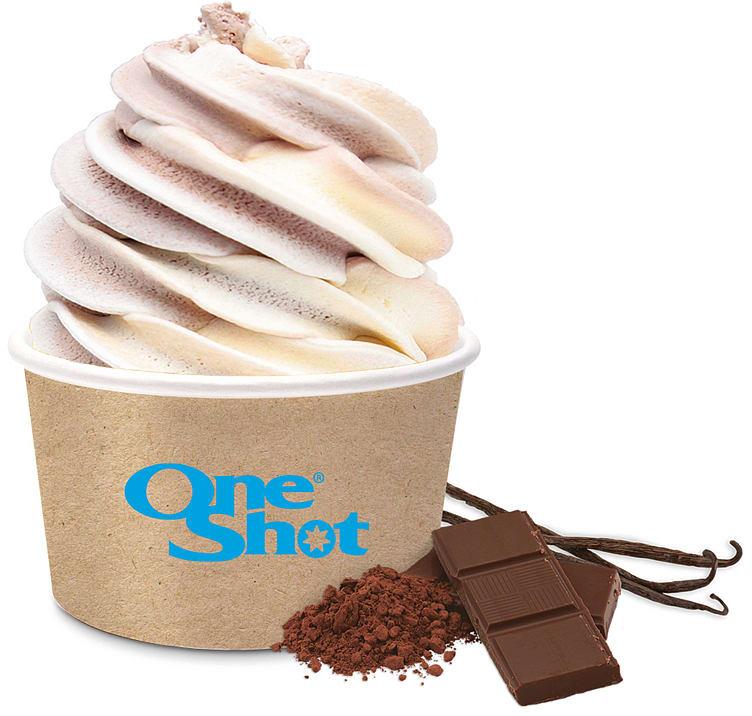 Sjokolade/vanilje 18 stk One Shot(x)