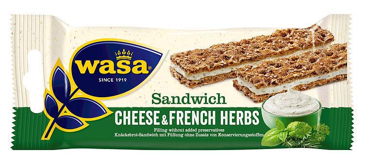 Sandwich Wasa Herbs cream cheese 24x33g(x)