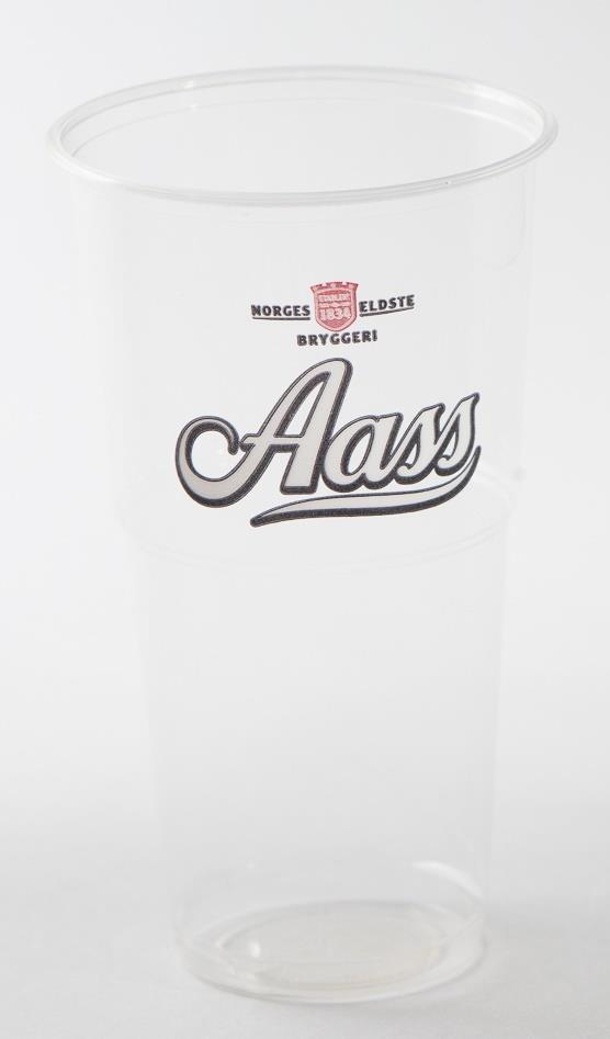 Aass plastglass øl 50cl 960 stk(x)