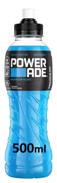 Powerade(Blå) Mountain Blast 12x0,5ltr