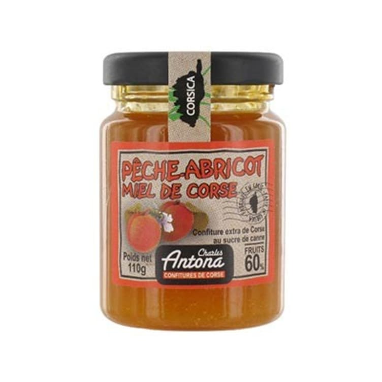 Ferskensyltetøy m/aprikos  honning 24x110g***