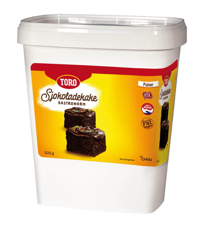 Sjokoladekake Mix Gastro 3x1,2kg Toro(x)