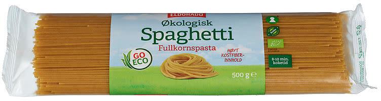 Spaghetti fullkorn 12x500gr(x)Eldorado