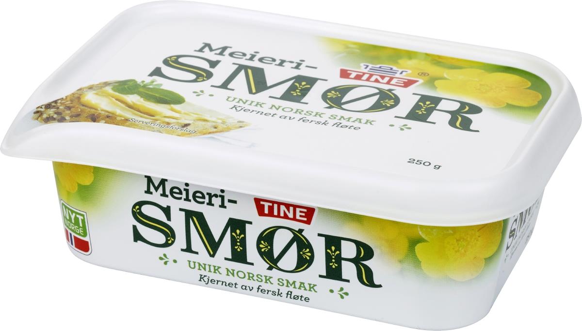 Tine smør beger 18x250 gr(x)