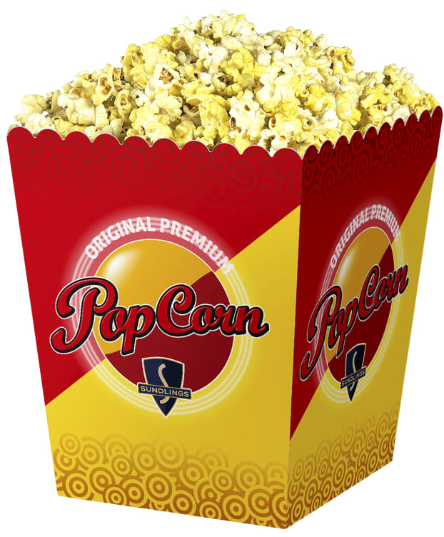 Popcornbeger Store 400 stk Sundlings(x)