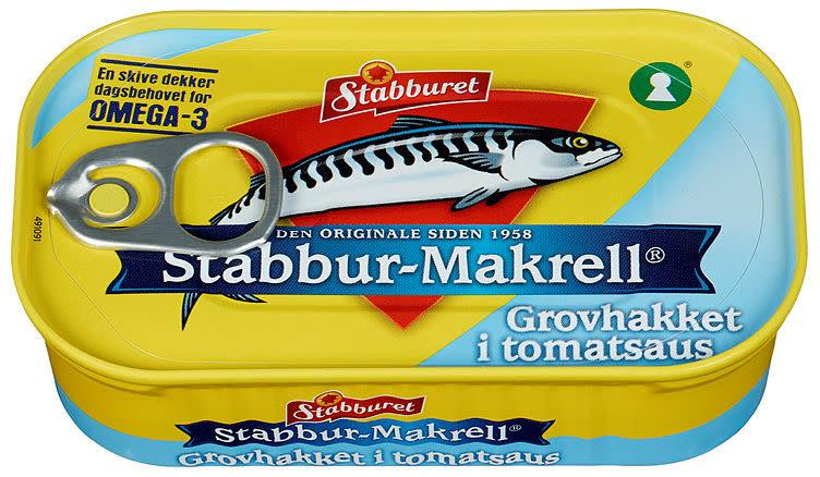 Makrell i tomat Hakket 20x110gr(x) Stabburet