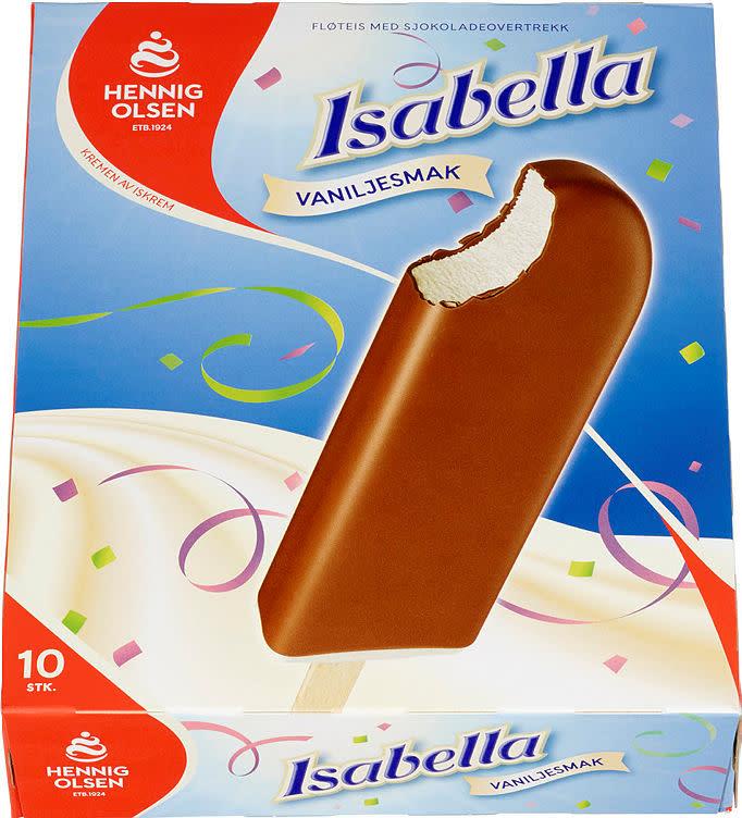 Isabell vanilje 10pk Hennig Olsen