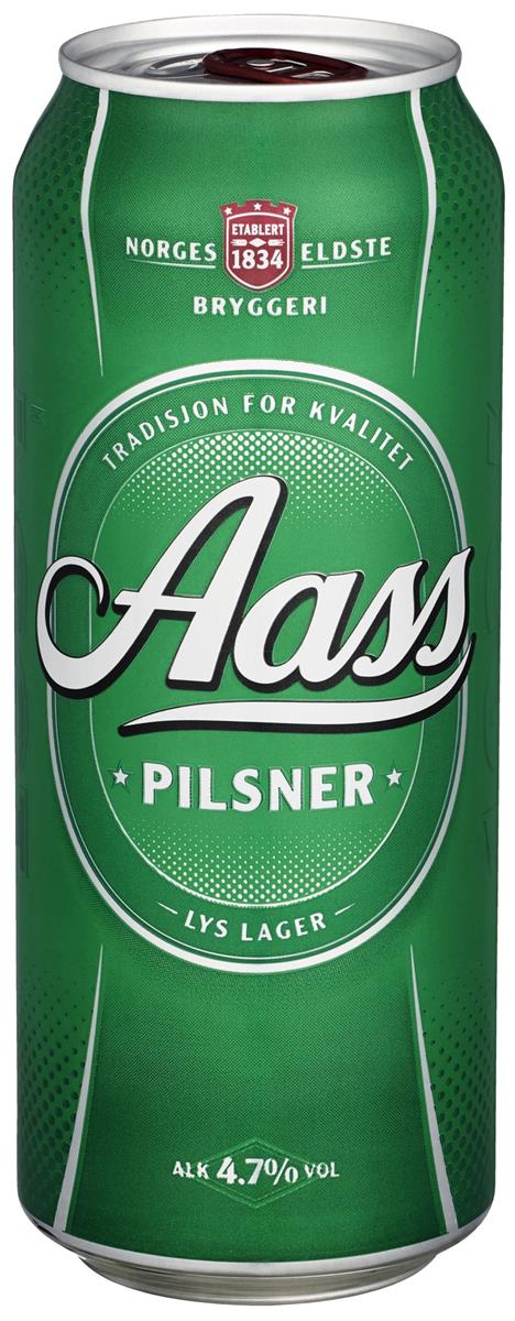 Aass Pilsner 0.5 ltr 6x4