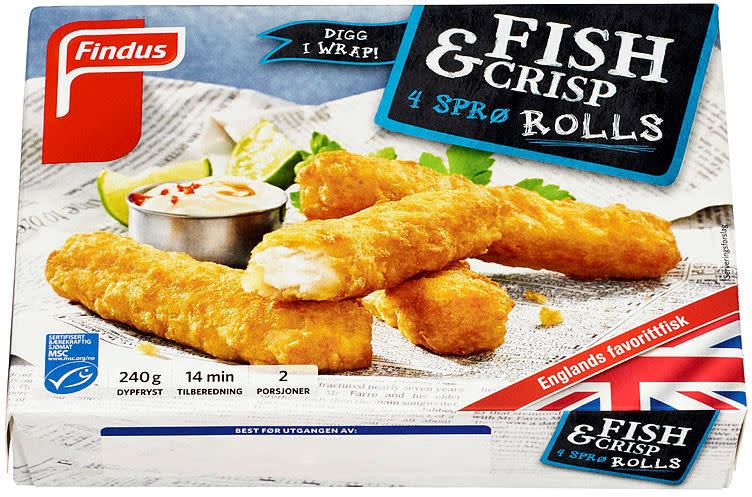 Fish & Crips Rolls 8x240gr Findus(x)