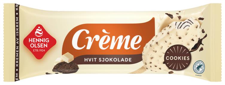 Creme Hvit Sjokolade 24x110ml Hennig Olsen(x)