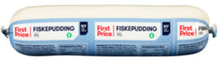 Fiskepudding pølse 8x650gr First Price