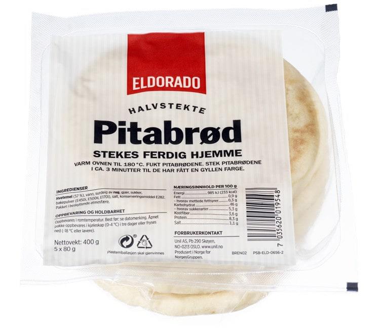 Pitabrød 8x400g Eldorado(x)