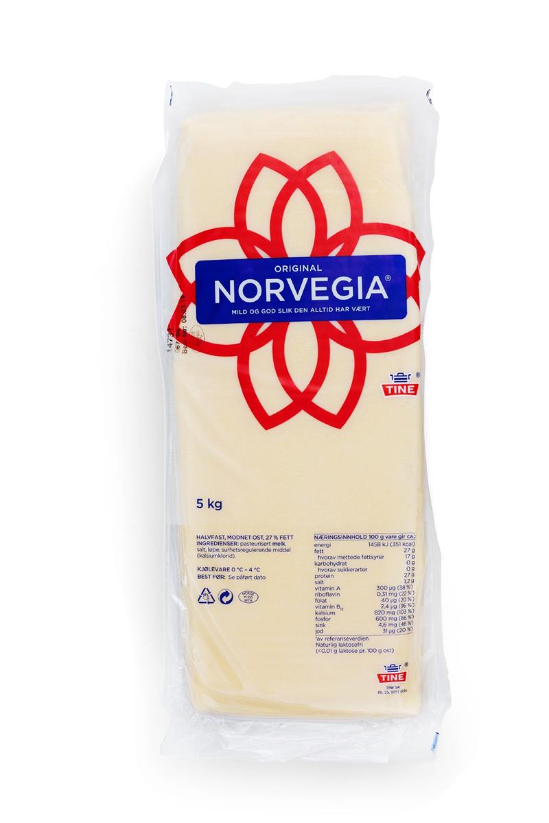 Tine Norvegia skorpefri 27% ca 5 kg