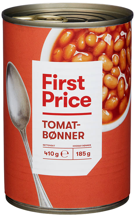 Tomatbønner 12x410gr First Price(x)