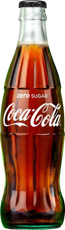 Coca Cola Zero glassflaske 24x0.33l