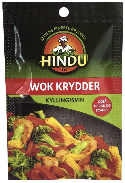 Wok krydder svin&kylling 25x14g Hindu(x)