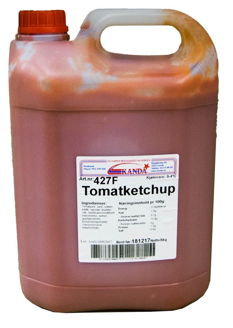 Tomatketchup 5 kg Kanda