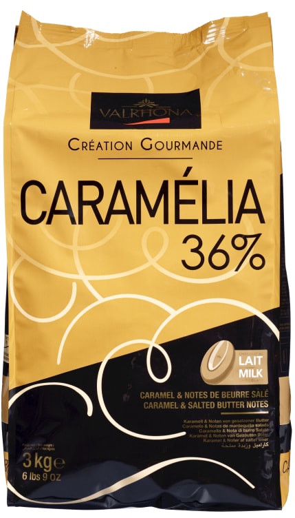 Sjokolade karamell 36% 3 kg Valrhona(x)