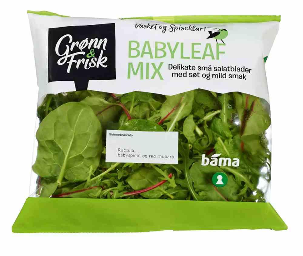 Baby leaf salat mix 250 g fersk