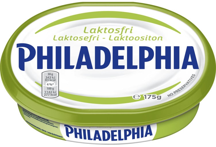 Laktosefri Philadelphia 10x175 gr(x)