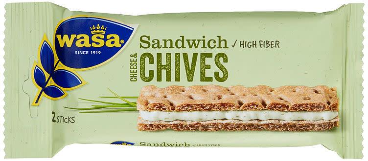 Sandwich Cheese&gressløk 24x37gr Wasa(x)