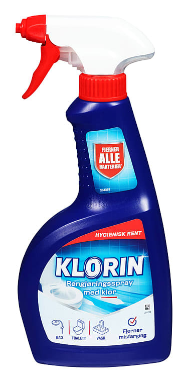 Klorin Rengjøringsspray 10x500ml (x)