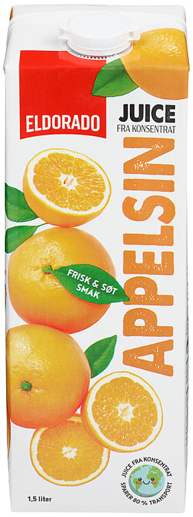 Appelsinjuice 8x1,5ltr Eldorado