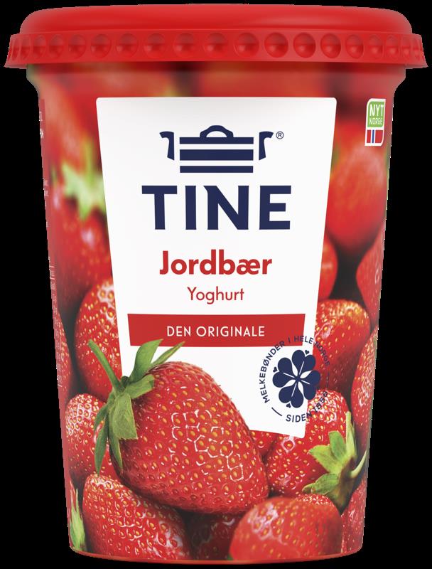 Tine Yoghurt Jordbær 6x500gr(x)