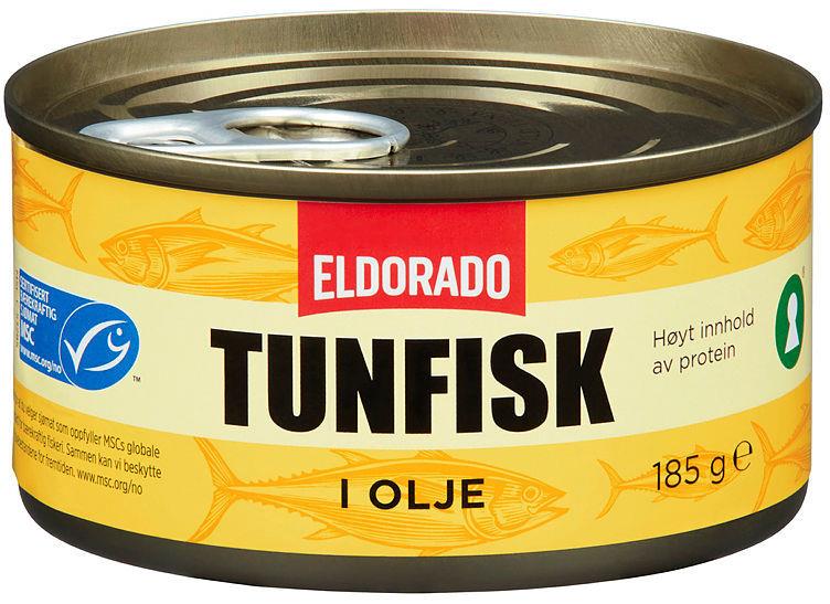 Tunfisk i olje 12x185g Eldorado