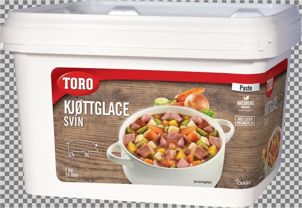 Kjøttglace svin pasta 1 kg Toro