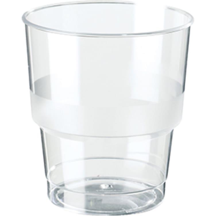 Plastglass klar 25cl 1000 stk***