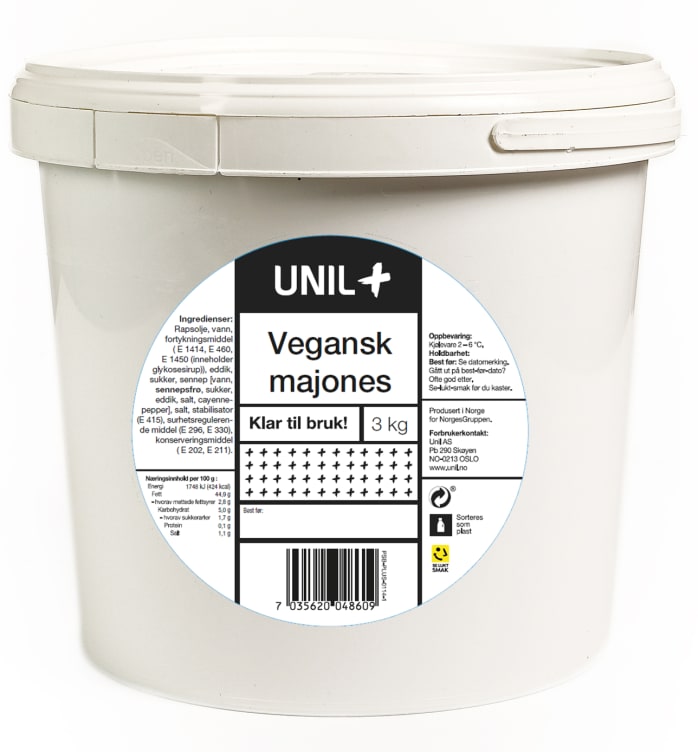 Vegansk Majones 3kg Unil(x)