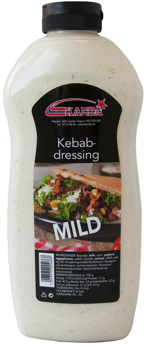 Kebabdressing Mild 6x0,9ltr Kanda