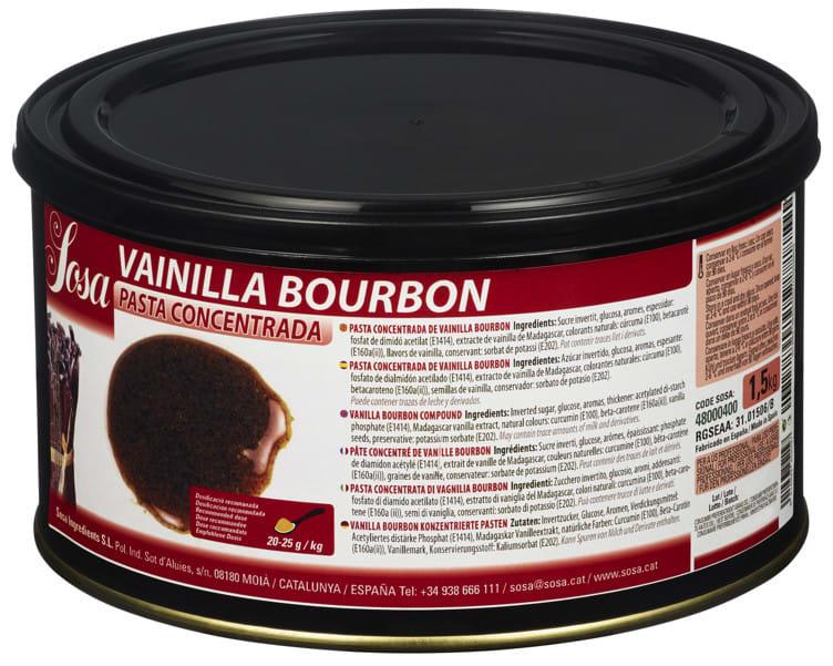 Vaniljepaste Paste Bourbon 4x1,5kg Sosa(x)