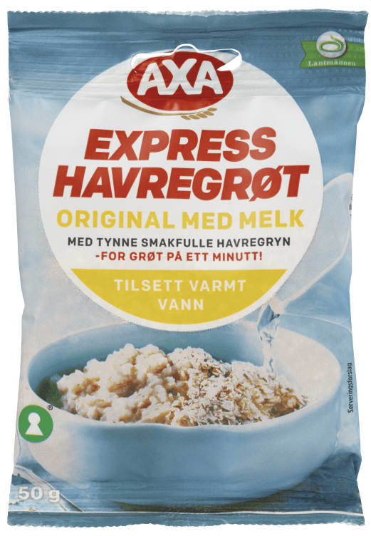 Havregrøt m/melk 20x50g Axa (x)