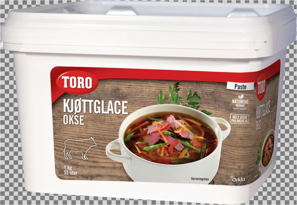 Kjøttglace okse pasta 1 kg Toro