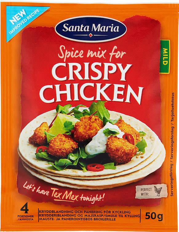 Crispy Chicken spice mix 12x50gr Santa Maria(x)