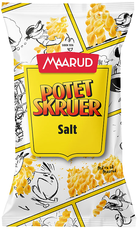 Potetskruer 24x90g Salt Maarud(x)