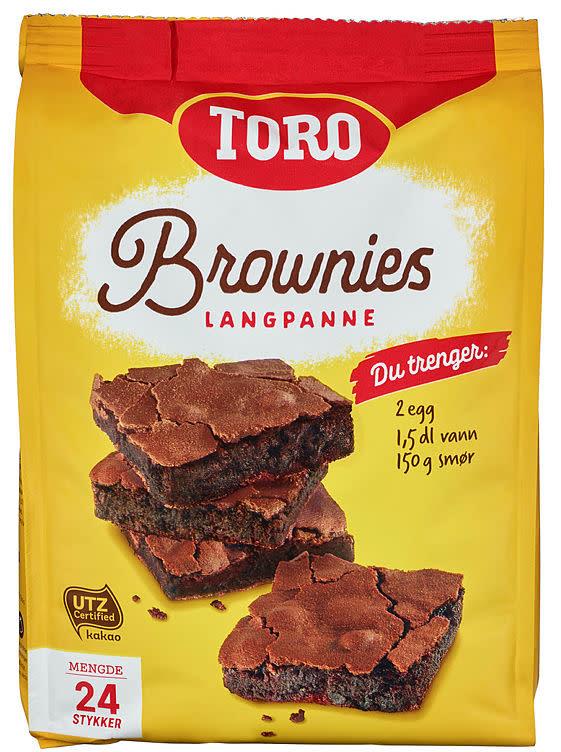 Brownie Mix Langpanne 4x883gr Toro(x)