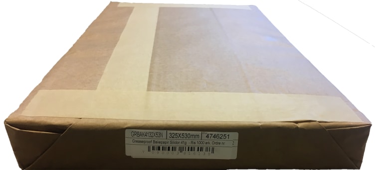 Bakepapir ecobake 32,5x53cm 1000stk (x)
