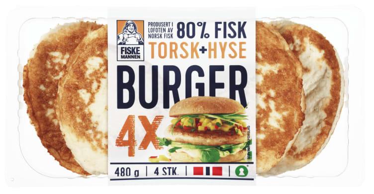 Fiskeburger torsk/hyse 7x480gr F.M(x)